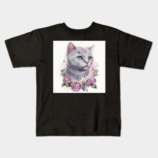 Crystalic British Shorthair Kids T-Shirt